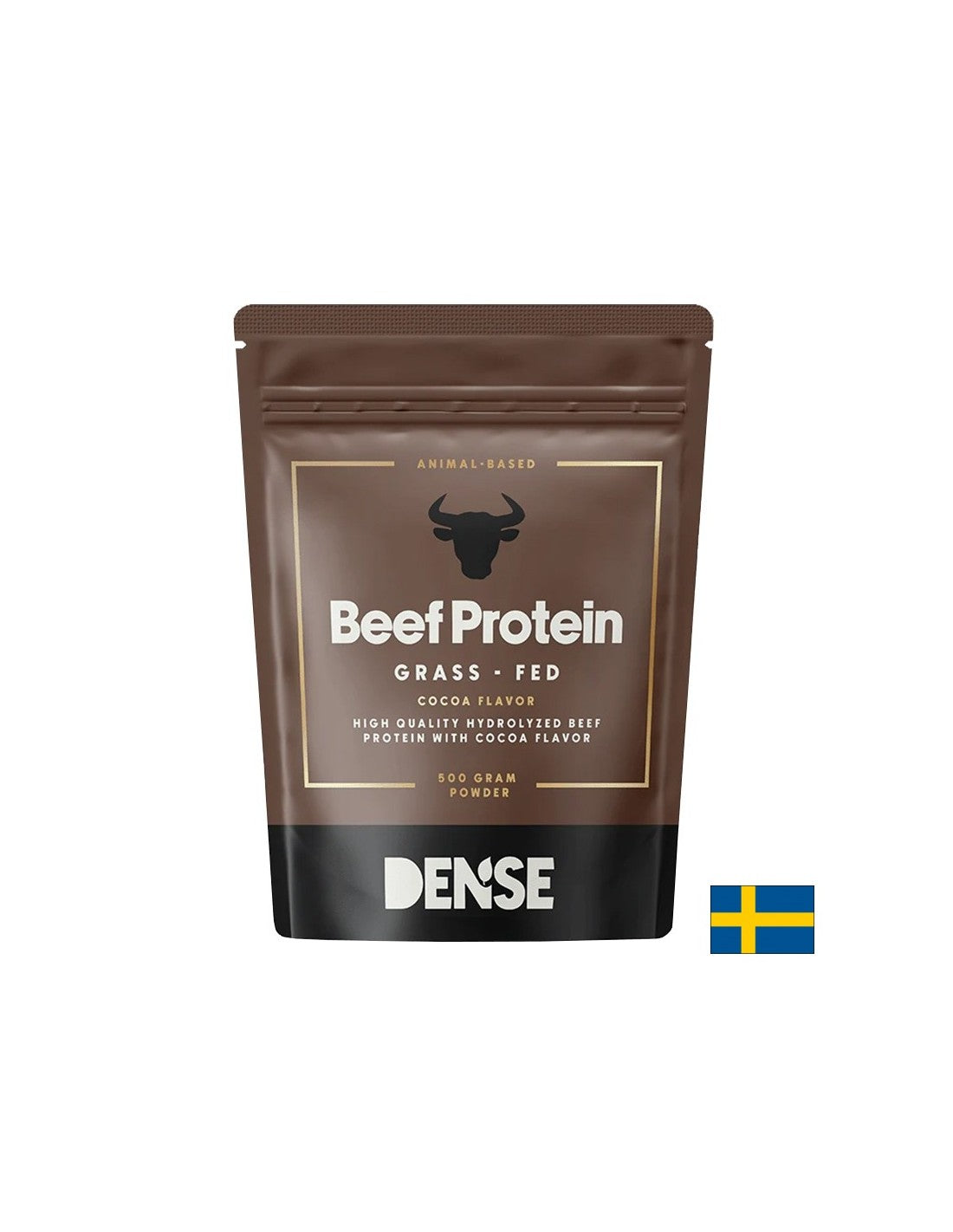 Подкрепа за мускулите - Телешки протеин (Beef Protein (grass-fed), 500 g прах, с вкус на какао - Feel You