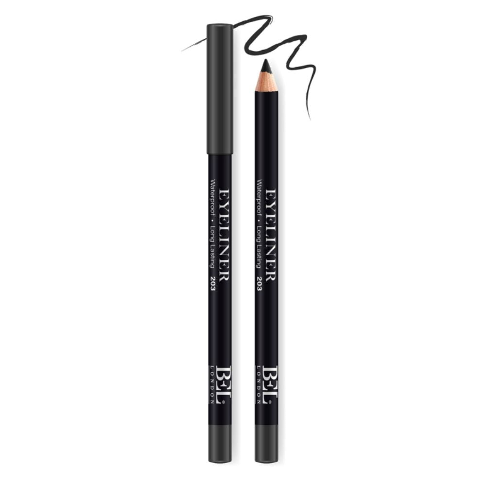Bel London, BEL London, Hydrogenated Vegetable Oil, Waterproof, Colour, Long Lasting, Gel Pencil Eyeliner, 203, Black, 0.78 g - Feel You