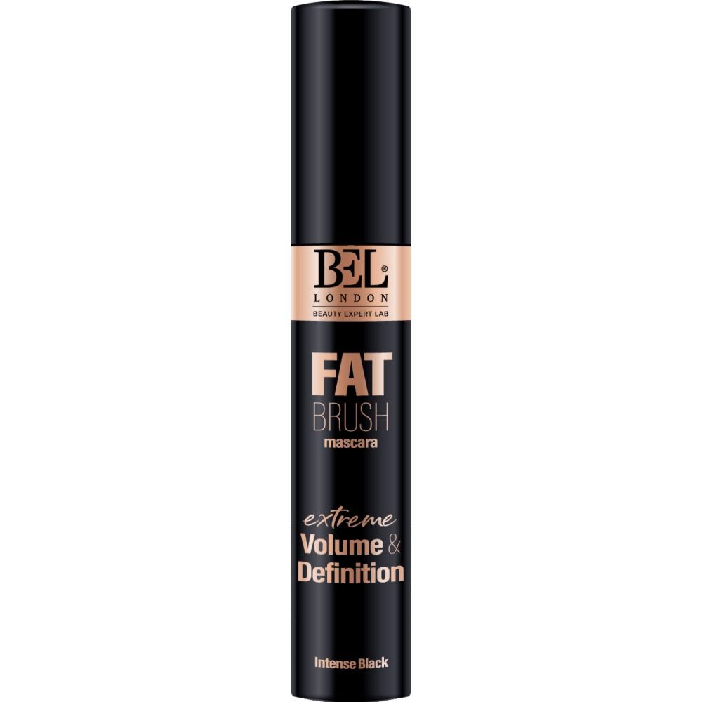 Bel London, Fat Brush, Volumizing, Mascara, Intense Black, 13.5 ml - Feel You
