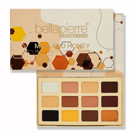 Bellapierre, Milk & Honey, Eyeshadow Palette, 12 Shades, 25 g - Feel You