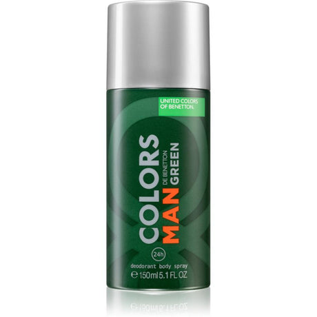 Benetton, Colors De Benetton Green, Anti-Perspirant, Dynamic, Deodorant Spray, For Men, 150 ml - Feel You