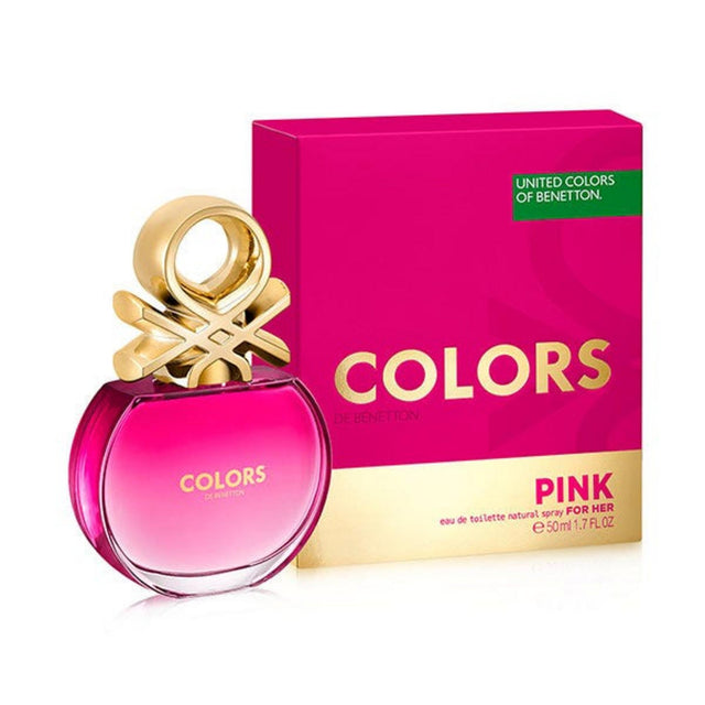 Benetton, Colors Pink, Eau De Toilette, For Women, 50 ml - Feel You