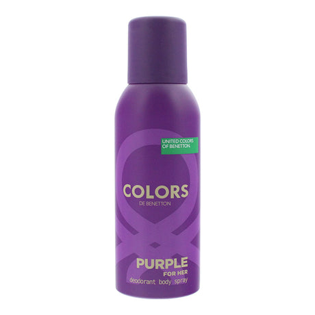 Benetton, Colors Purple, Long-Lasting, Floral, Deodorant Spray, For Women, 150 ml - Feel You