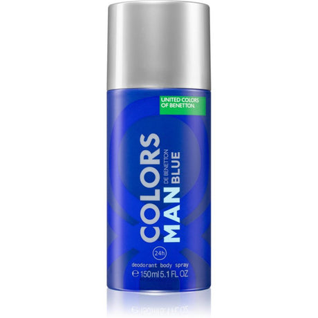 Benetton, Colors de Benetton Blue, Anti-Perspirant, Aromatic, Deodorant Spray, For Men, 150 ml - Feel You