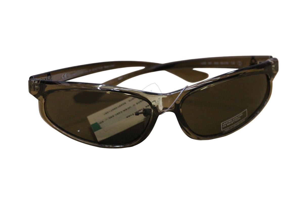 Benetton, United Colors of Benetton, Sunglasses, Brown Wraparound, Unisex - Feel You