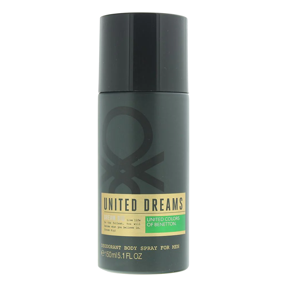 Benetton, United Dreams Dream Big, Woody, Deodorant Spray, For Men ml - Feel You