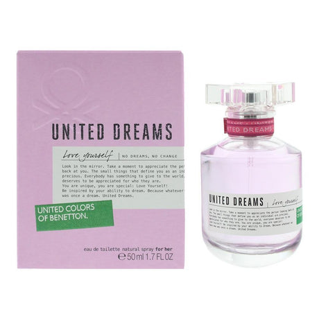 Benetton, United Dreams Love Yourself, Eau De Toilette, For Women, 50 ml *Tester - Feel You