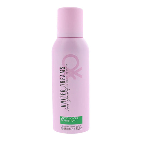 Benetton, United Dreams Love Yourself, Floral, Deodorant Spray, For Women, 150 ml - Feel You