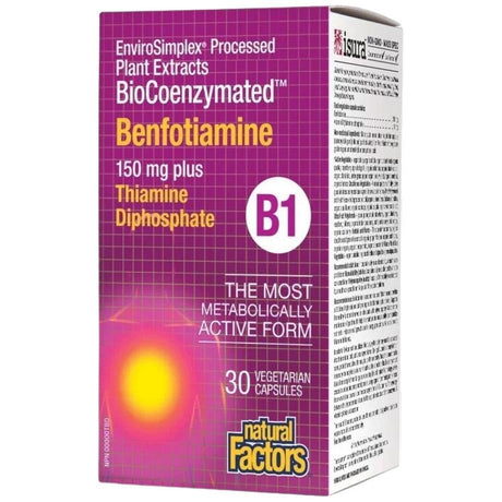 Benfotiamine 150 mg | BioCoenzymated™ - 30 капсули - Feel You