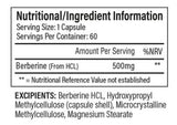 Berberine HCL 500 mg - 60 капсули - Feel You