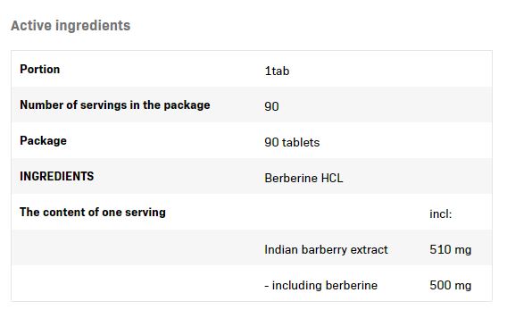 Berberine HCL / 90 Tabs - Feel You