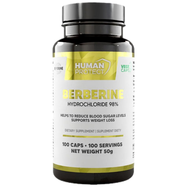 Berberine HCl 400 mg 98% | with Piperine - 100 капсули - Feel You