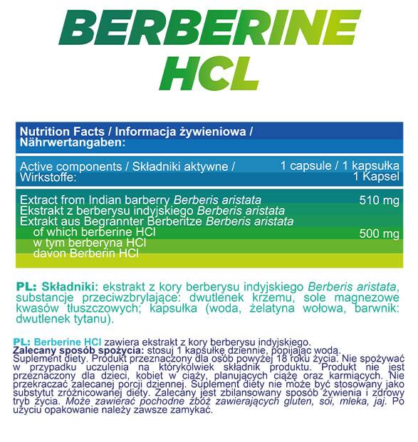 Berberine HCl 510 mg | Extract from Indian Barberry - 90 капсули - Feel You