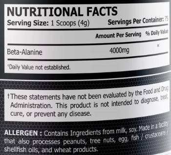 Beta-Alanine - 300 грама - Feel You