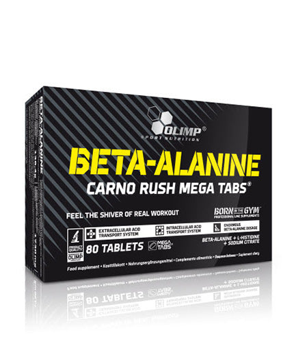 Beta-Alanine Carno Rush Mega Tabs / 80 Tabs. - Feel You
