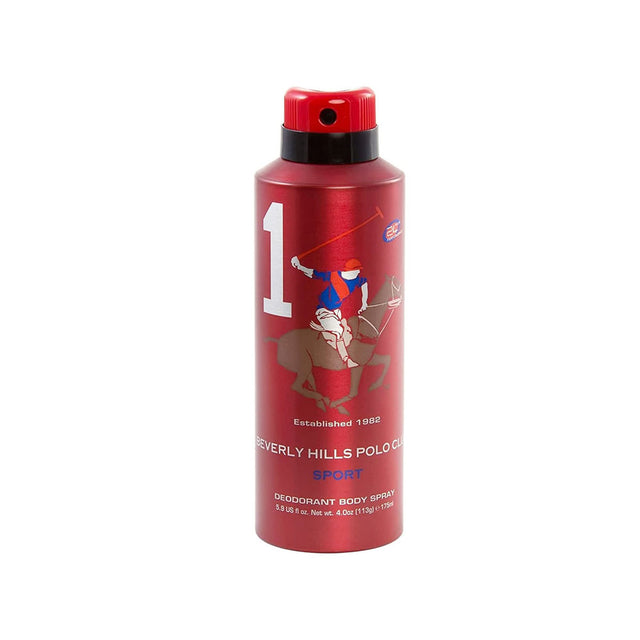 Beverly Hills Polo Club, 1982 - Sport 1, Anti-Perspirant, Deodorant Spray, For Men, 175 ml - Feel You