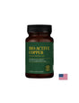 Енергия, тонус и антиейджинг грижа за косата и кожата - Мед (медно-никотинова киселина) - Bio-Acitve-Copper, 30 капсули Global Healing - Feel You