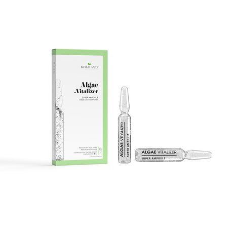 Bio Balance, Algae Vitalizer, Hydrating & Firming & Revitalising, Day & Night, Ampoules Treatment Serum, Dehydration & Loss Of Firmness & Loss Of Elasticity, For Face & Neck, For Women, 10 pcs, 2 ml - Feel You