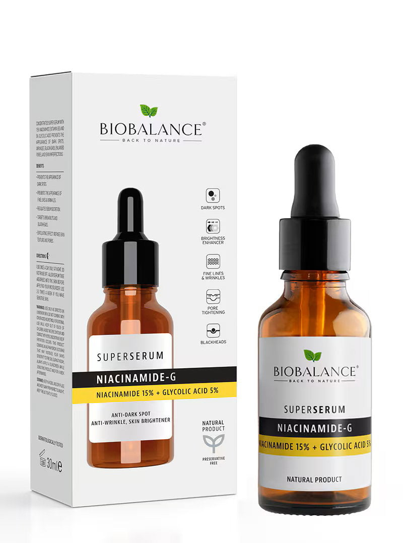 Bio Balance, Niacinamide-G, Anti-Dark Spots & Anti-Wrinkles, Serum, For Face, 30 ml - Feel You