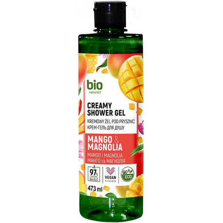 Bio Naturell, Bio Naturell, Mango & Magnolia, Shower Gel, For All Skin Types, 437 ml - Feel You