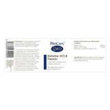 BioCare Betaine HCl & Pepsin 90 Vcaps - Feel You