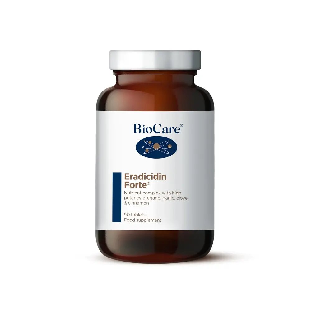 Ерадицидин Форте - чесън, риган, карамфил, канела / BioCare Eradicidin Forte 90 tabs - Feel You