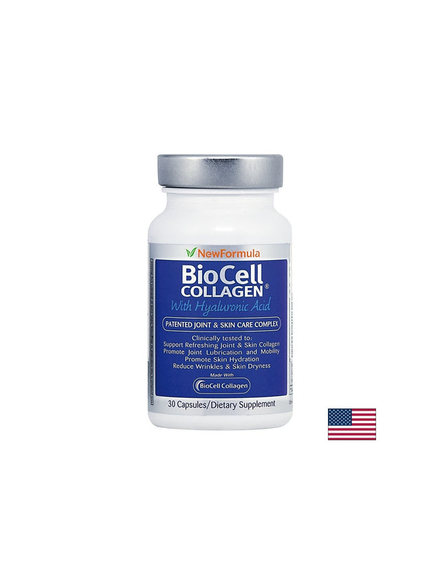 BioCell Collagen® with Hyaluronic Acid / Биосел Колаген 500 mg x 30 капсули Nature’s Way - Feel You
