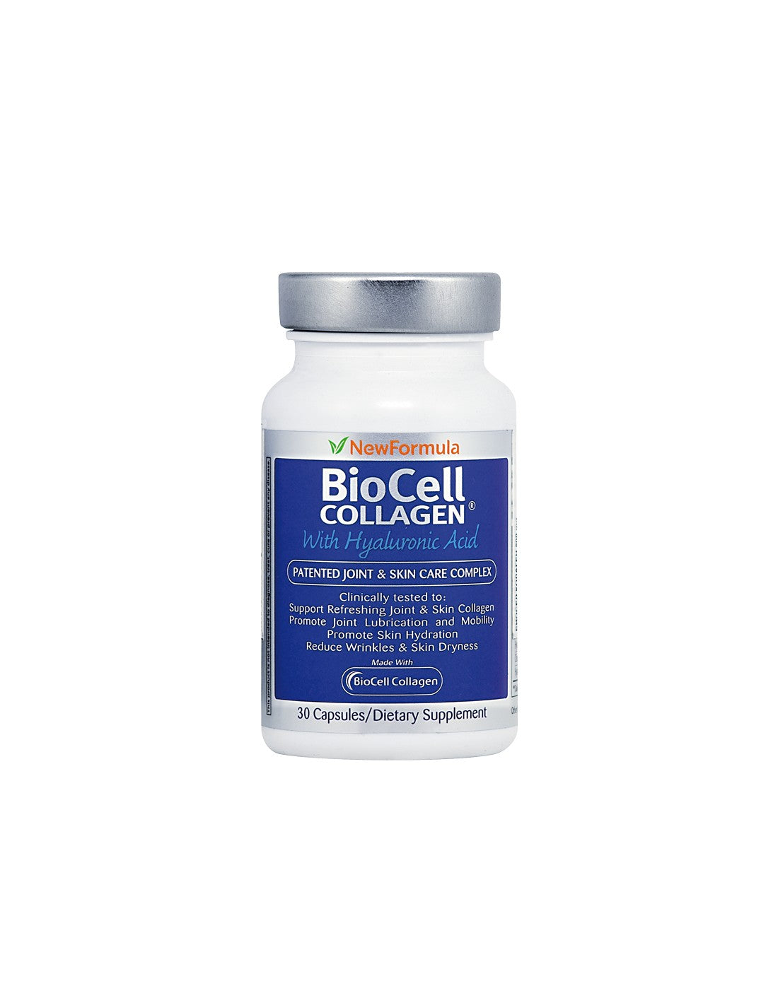 BioCell Collagen® with Hyaluronic Acid / Биосел Колаген 500 mg x 30 капсули Nature’s Way - Feel You