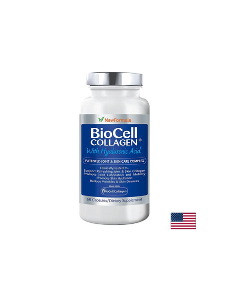 BioCell Collagen® with Hyaluronic Acid / Биосел Колаген 500 mg x 60 капсули Nature’s Way - Feel You