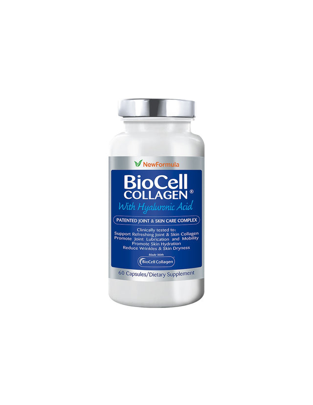 BioCell Collagen® with Hyaluronic Acid / Биосел Колаген 500 mg x 60 капсули Nature’s Way - Feel You