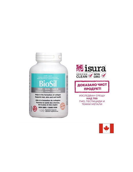 BioSil™ Hair, Skin & Nails/ Коса, кожа и нокти x 120 капсули Natural Factors - Feel You
