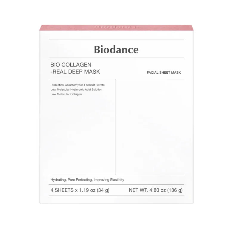 Biodance - Collagen Real Deep Mask 1 Box, 4 sheets x 34g - Feel You