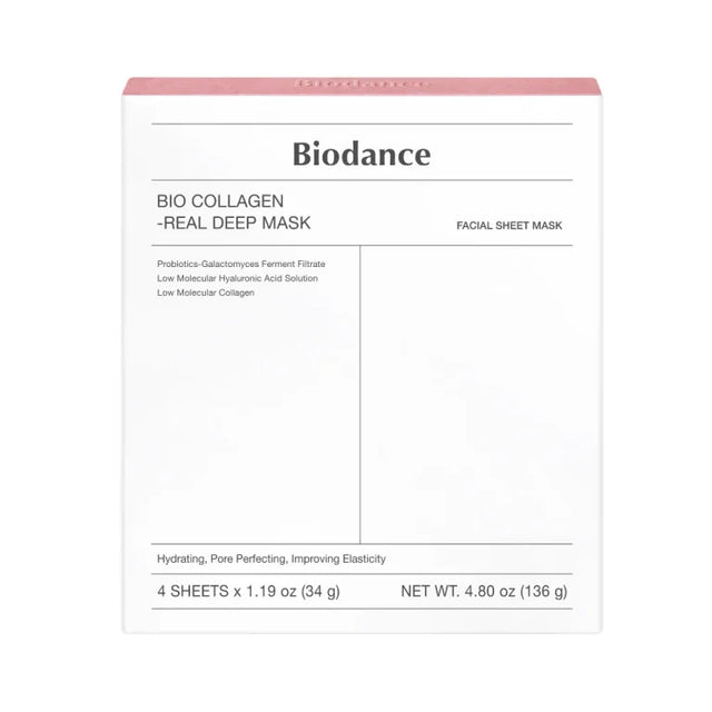 Biodance - Collagen Real Deep Mask 1 Box, 4 sheets x 34g - Feel You