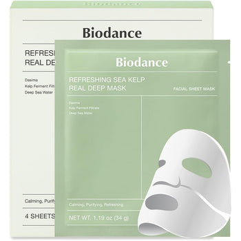 Biodance  - Refreshing Sea Kelp Real Deep Mask - face mask ( 4 pcs ) - Feel You