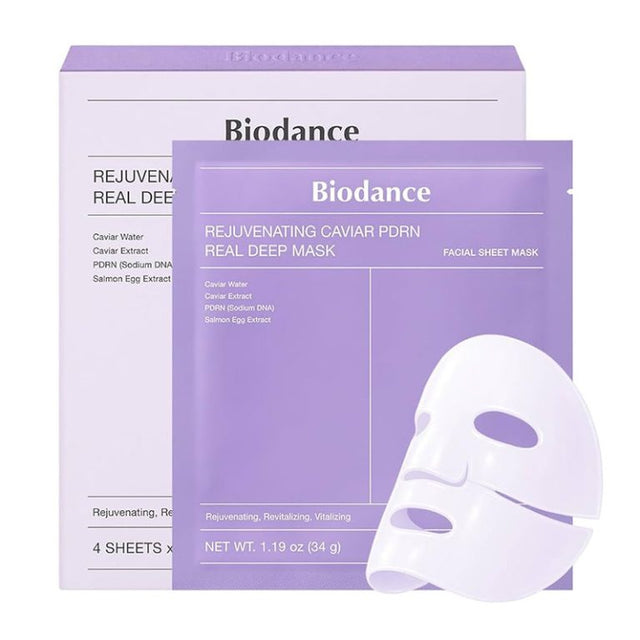 Biodance - Rejuvenating Caviar PDRN Real Deep Mask, 34g x 4pcs - Feel You