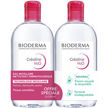 Bioderma - Créaline H2O Cleansing Micellar Water Set Duo - Sada čisticích micelárních vod - 500ml - Feel You