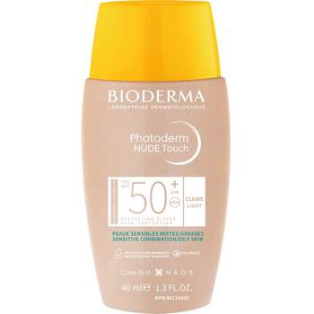 Bioderma - Photoderm Nude Touch Fluid SPF 50+ - Protective toned fluid for combination to oily skin - 40ml - Feel You
