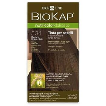 Biokap - NUTRICOLOR DELICATO - Barva na vlasy - 5.34 Medová kaštanová 140 ml - Feel You