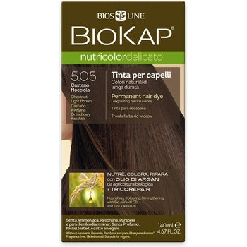 Biokap - NUTRICOLOR DELICATO - hair color - 5.05 brown light chestnut 140 ml - Feel You