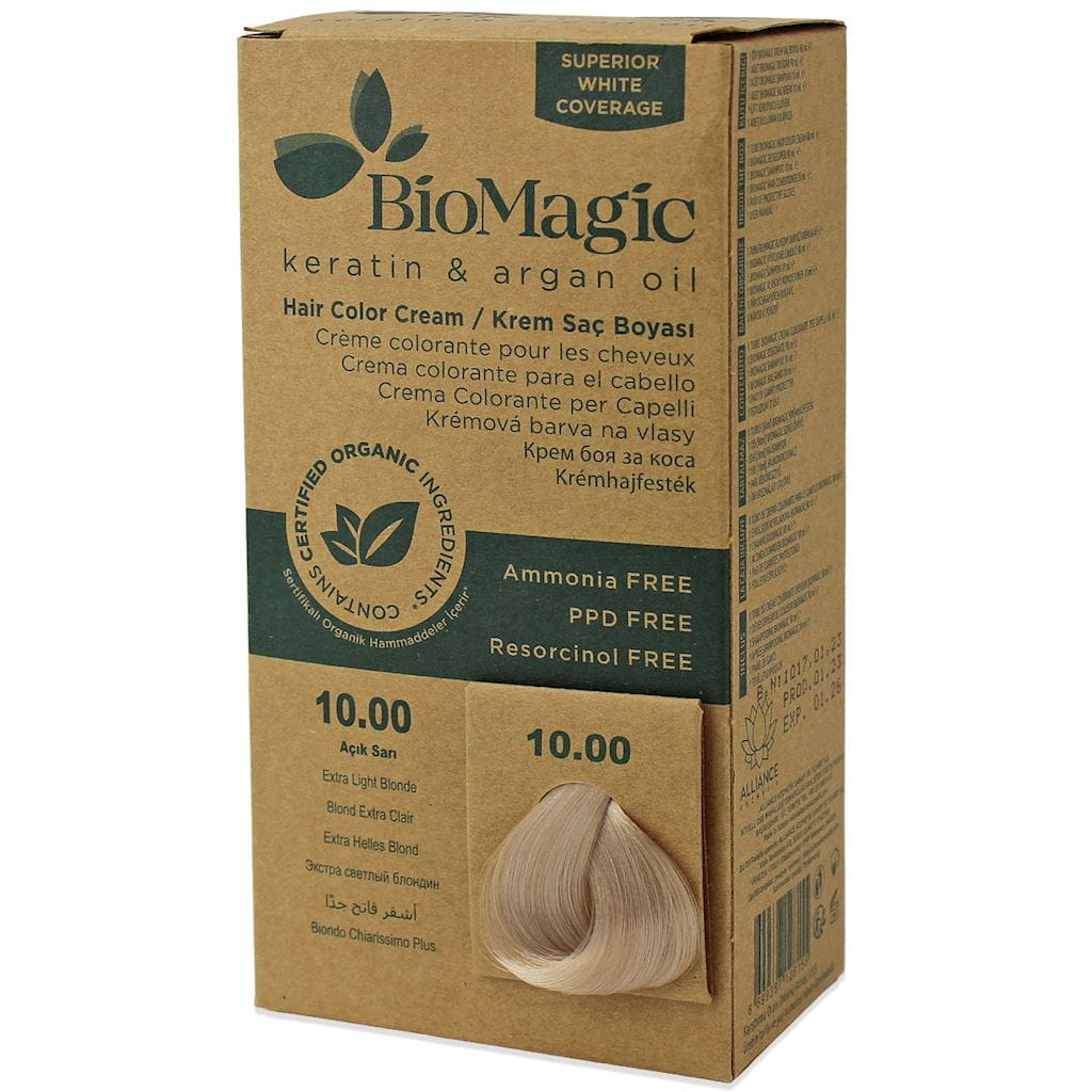 Biomagic, Biomagic, Keratin & Argan Oil, Permanent Hair Dye, 10.00 , 250 ml *Tester - Feel You