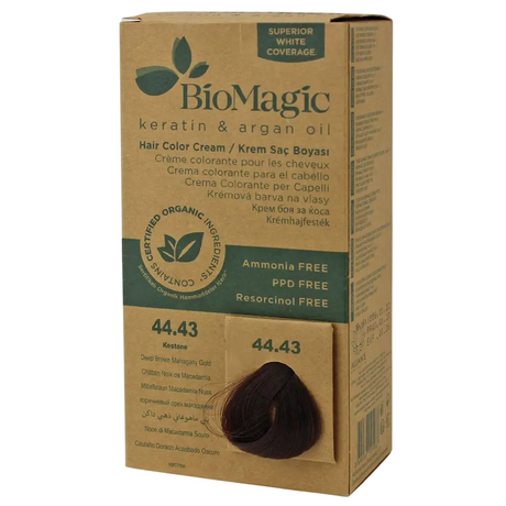 Biomagic, Biomagic, Keratin & Argan Oil, Permanent Hair Dye, 44.43 , 250 ml *Tester - Feel You