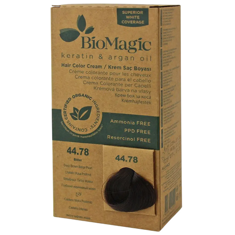 Biomagic, Biomagic, Keratin & Argan Oil, Permanent Hair Dye, 44.78 , 250 ml *Tester - Feel You