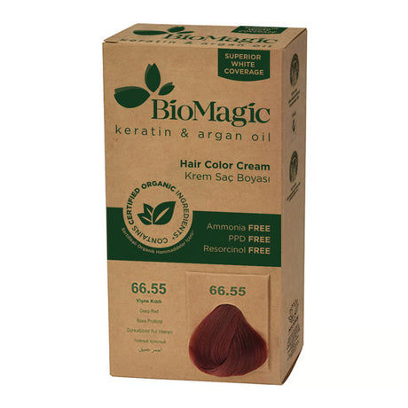 Biomagic, Biomagic, Keratin & Argan Oil, Permanent Hair Dye, 66.55 , 250 ml *Tester - Feel You