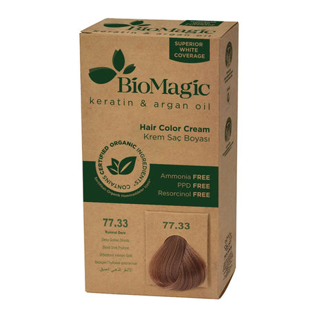 Biomagic, Biomagic, Keratin & Argan Oil, Permanent Hair Dye, 77.33 , 250 ml *Tester - Feel You