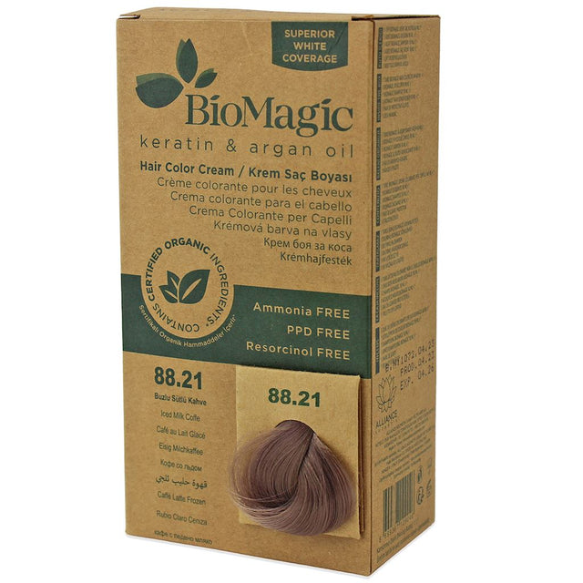 Biomagic, Biomagic, Keratin & Argan Oil, Permanent Hair Dye, 88.21 , 250 ml *Tester - Feel You