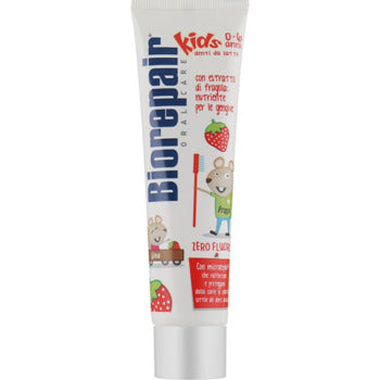 Biorepair - Kids Toothpaste ( strawberry ) - Children's toothpaste - 50ml - Feel You