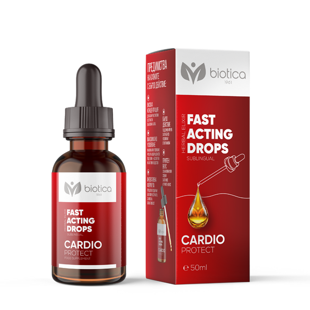 Biotica - Cardio Protect Подезични капки при високо кръвно x50 мл - Feel You