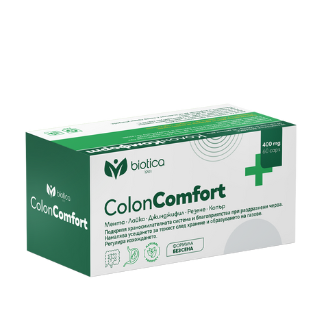 Biotica - Colon Comfort при чувствителен стомах x60 капсули - Feel You