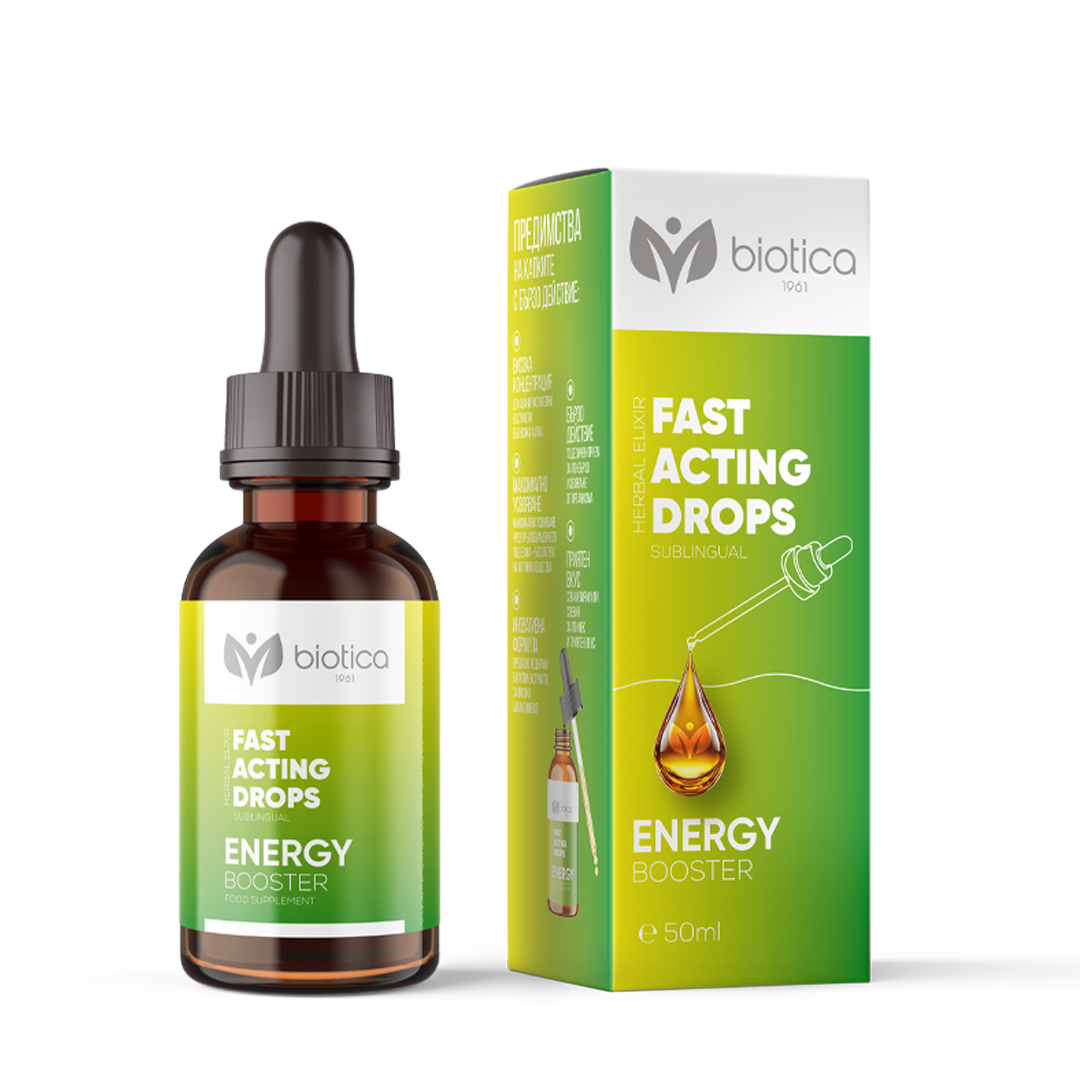 Biotica - Energy Booster Подезични капки за енергия и тонус x50 мл - Feel You