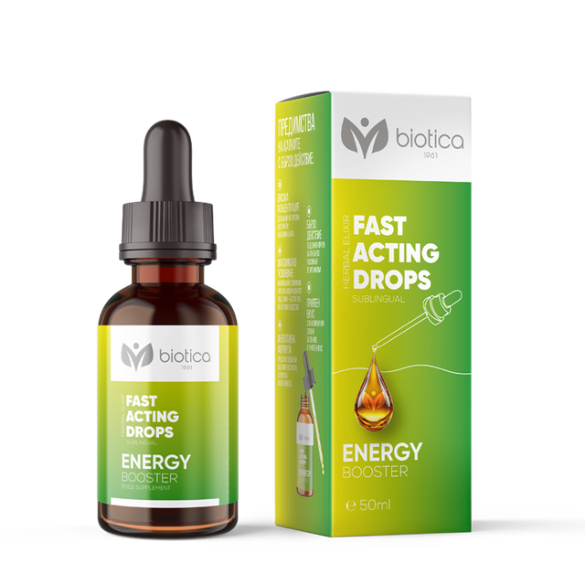 Biotica - Energy Booster Подезични капки за енергия и тонус x50 мл - Feel You